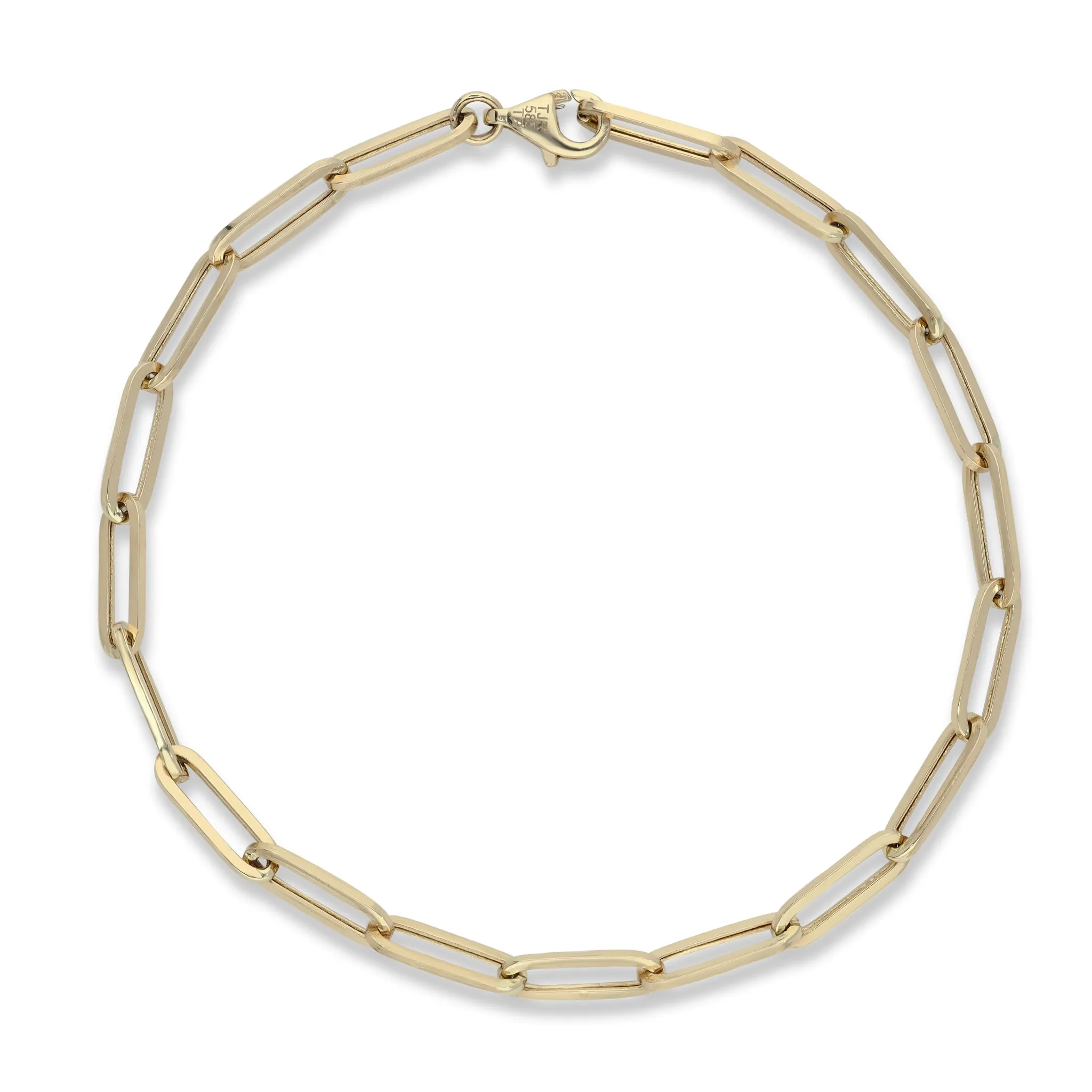 14K Yellow Gold "Rays of Light" Chain