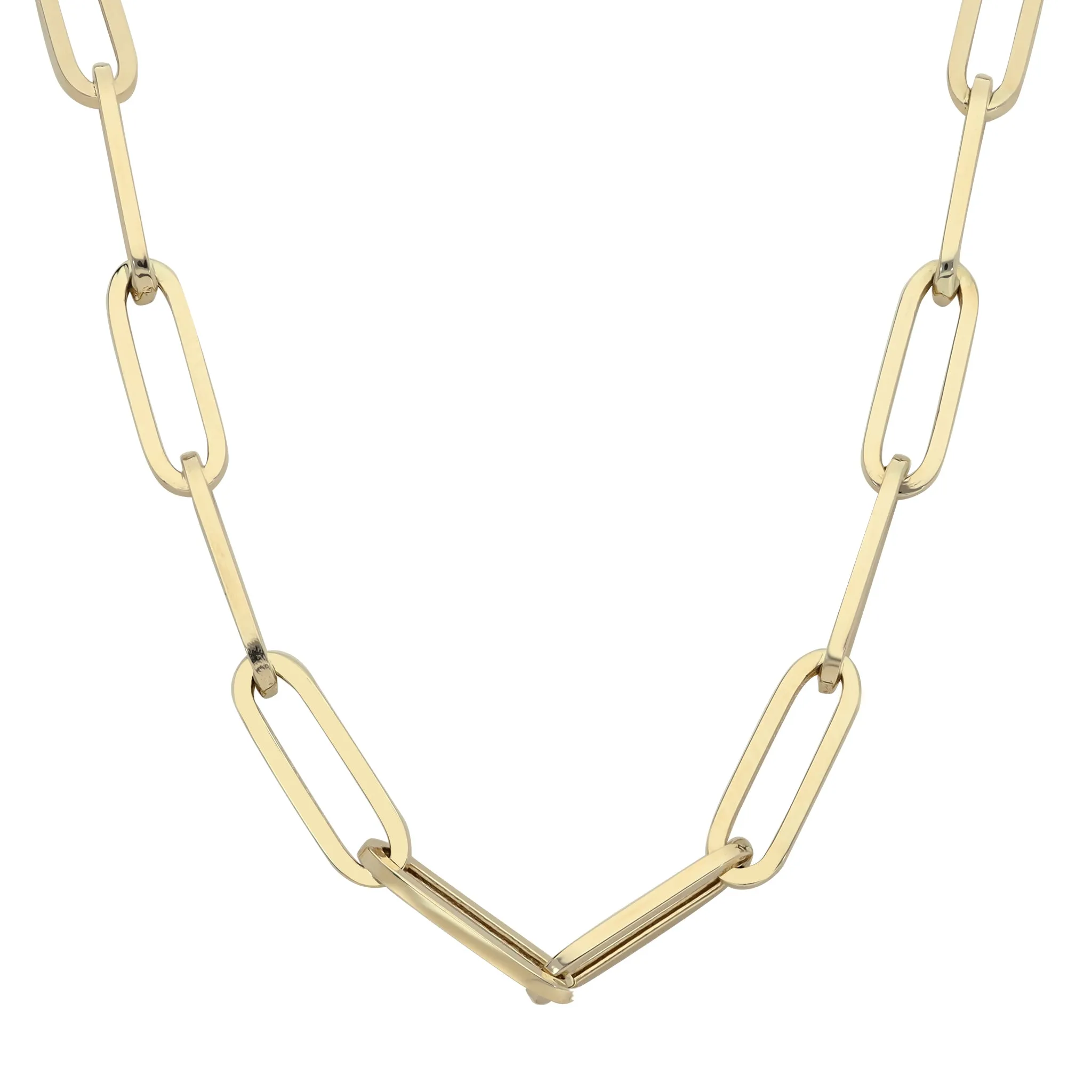 14K Yellow Gold "Rays of Light" Chain