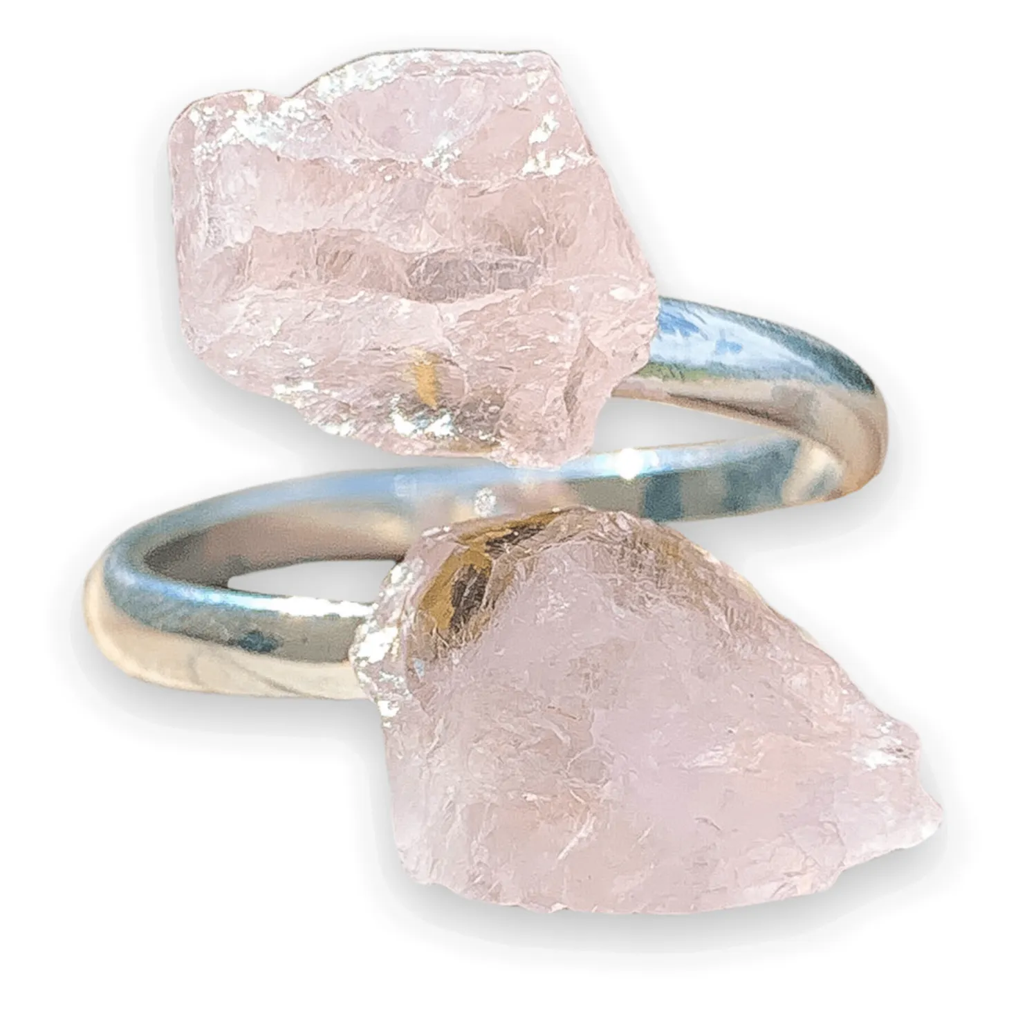 Adjustable Dual Crystal Ring