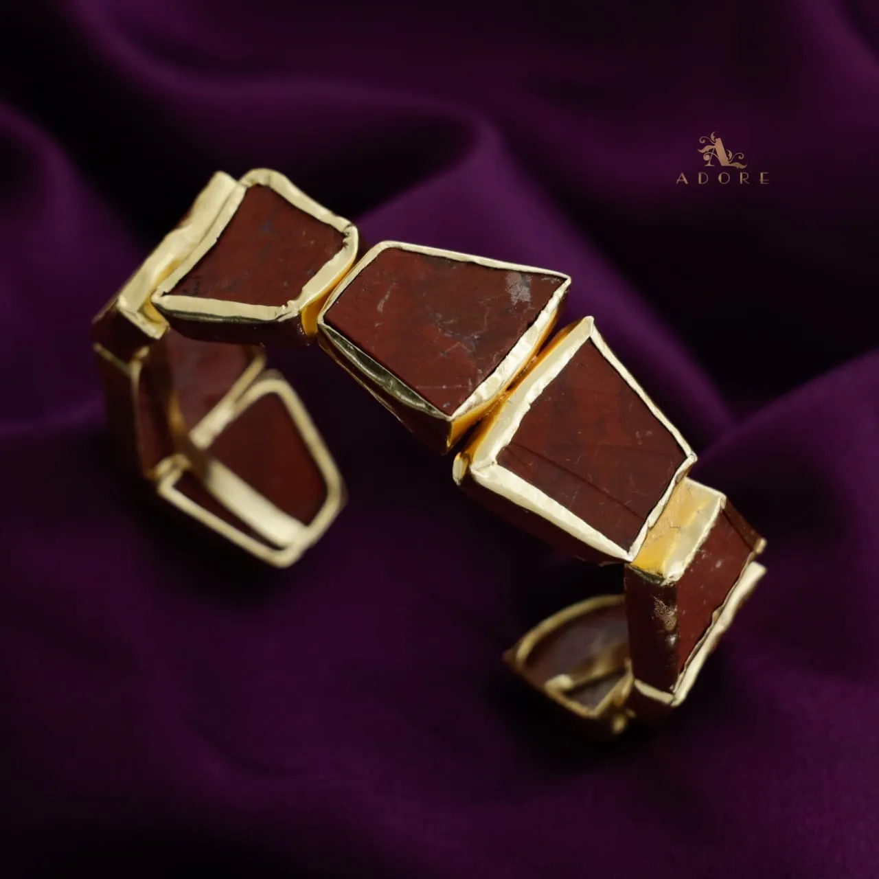 Adjustable Raw Stone Cuffs (Colour Options)
