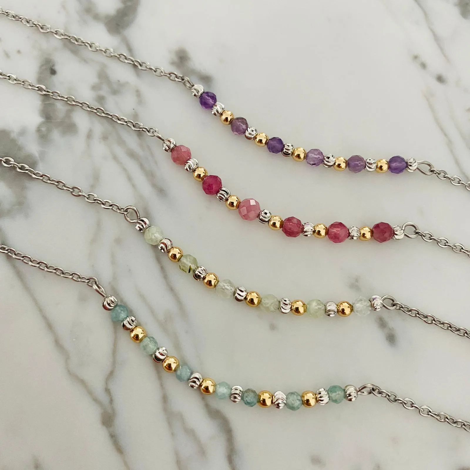 Amethyst Anklet