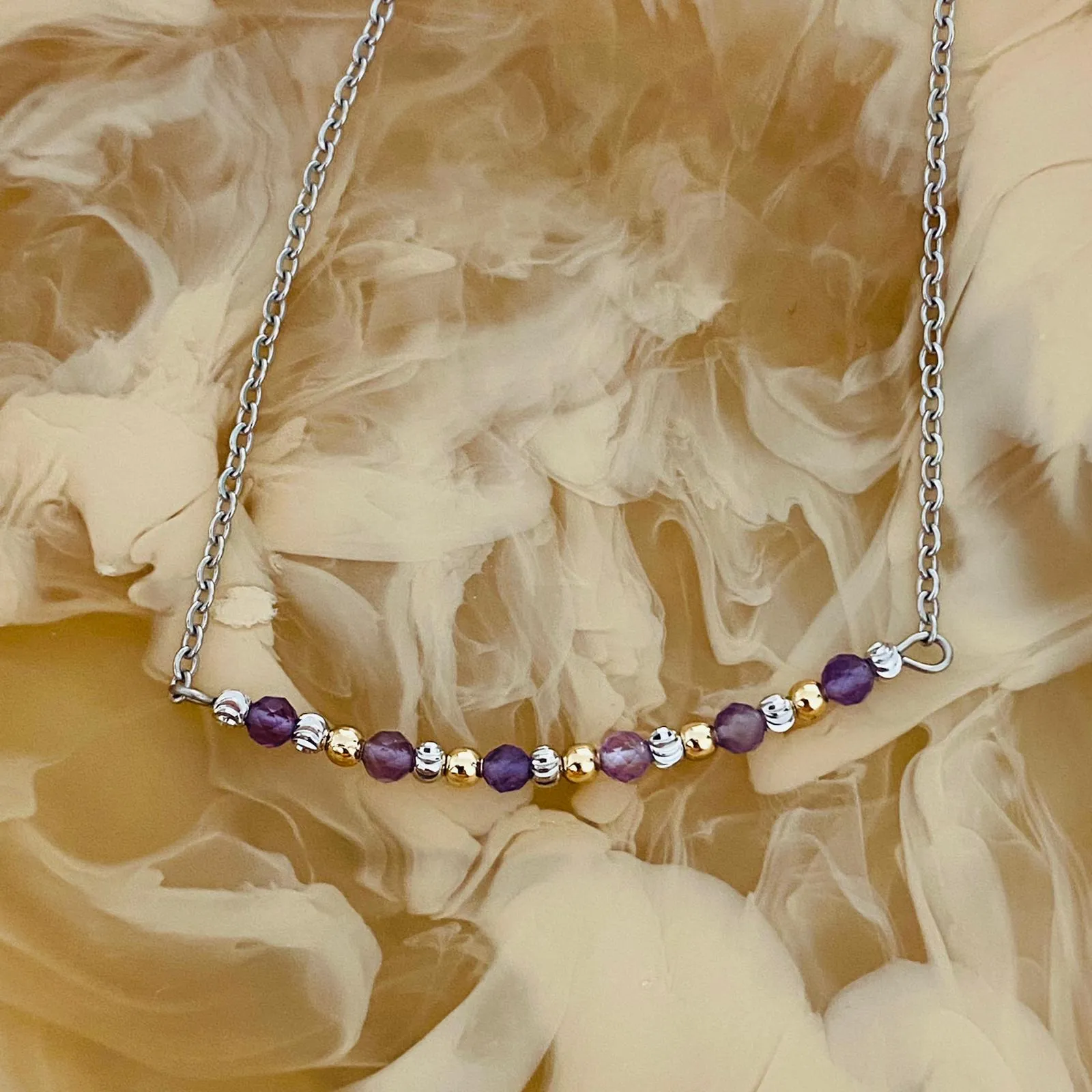 Amethyst Anklet