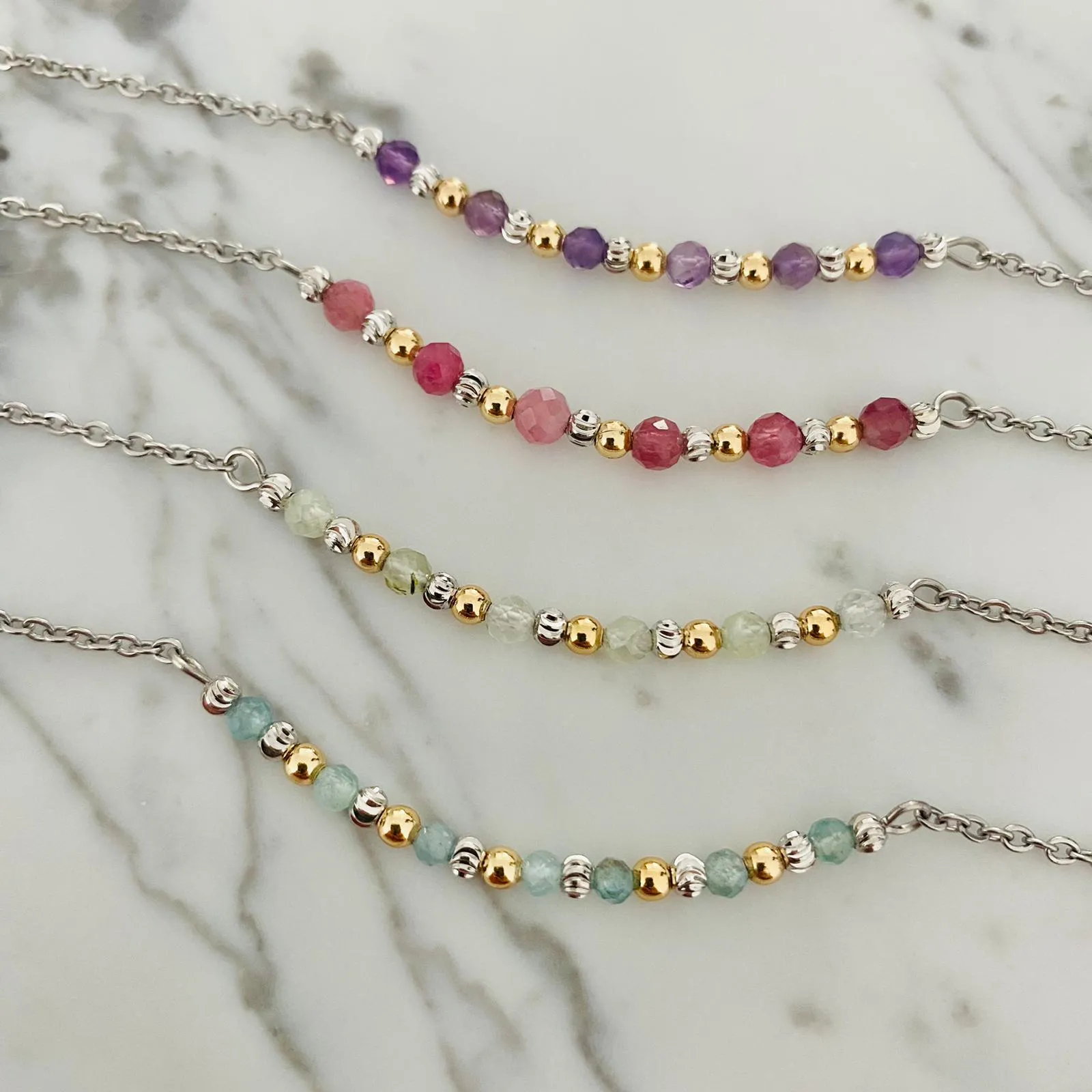 Amethyst Anklet