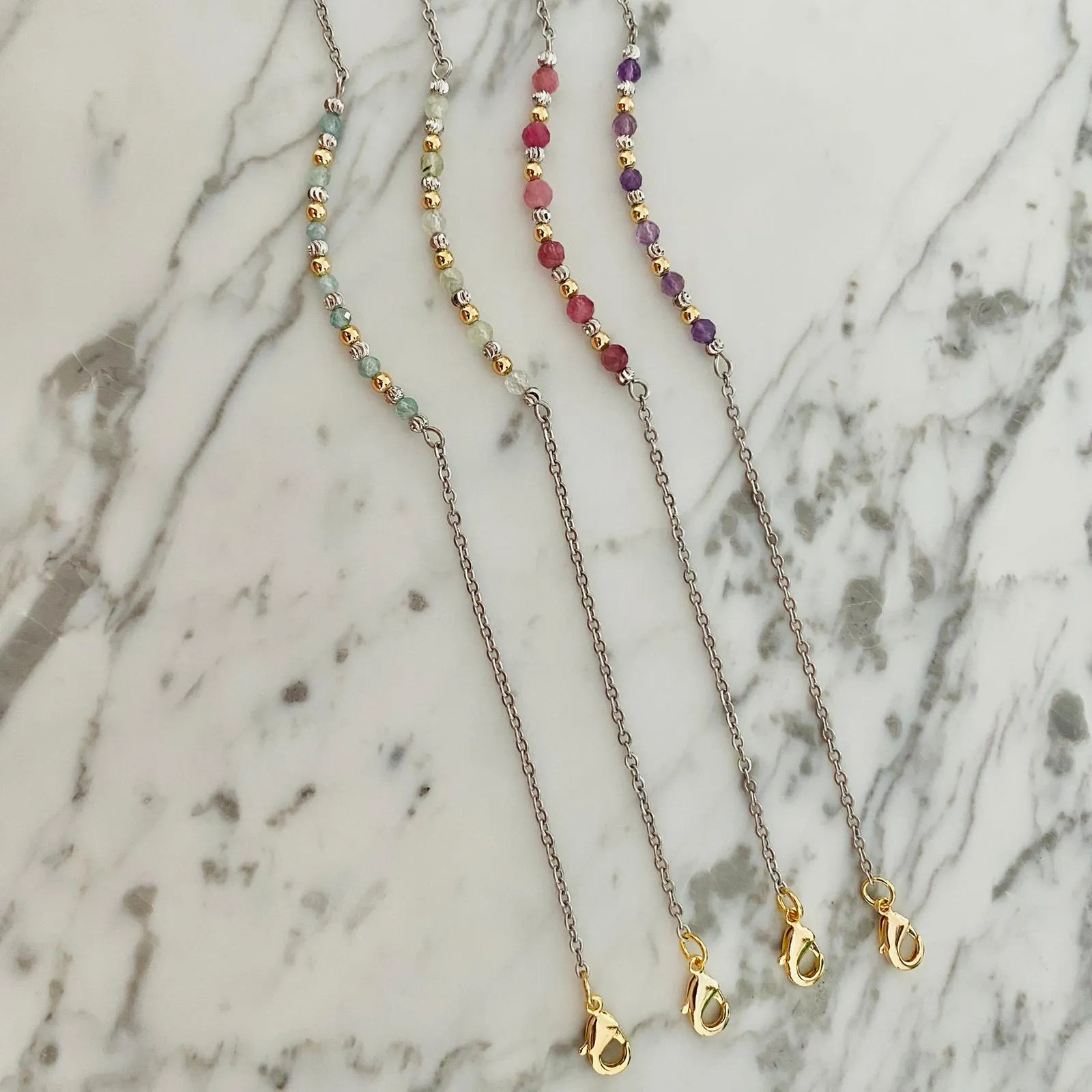 Amethyst Anklet