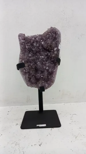 Amethyst Geode from Brazil on Custom Stand- 17" / 11 lbs