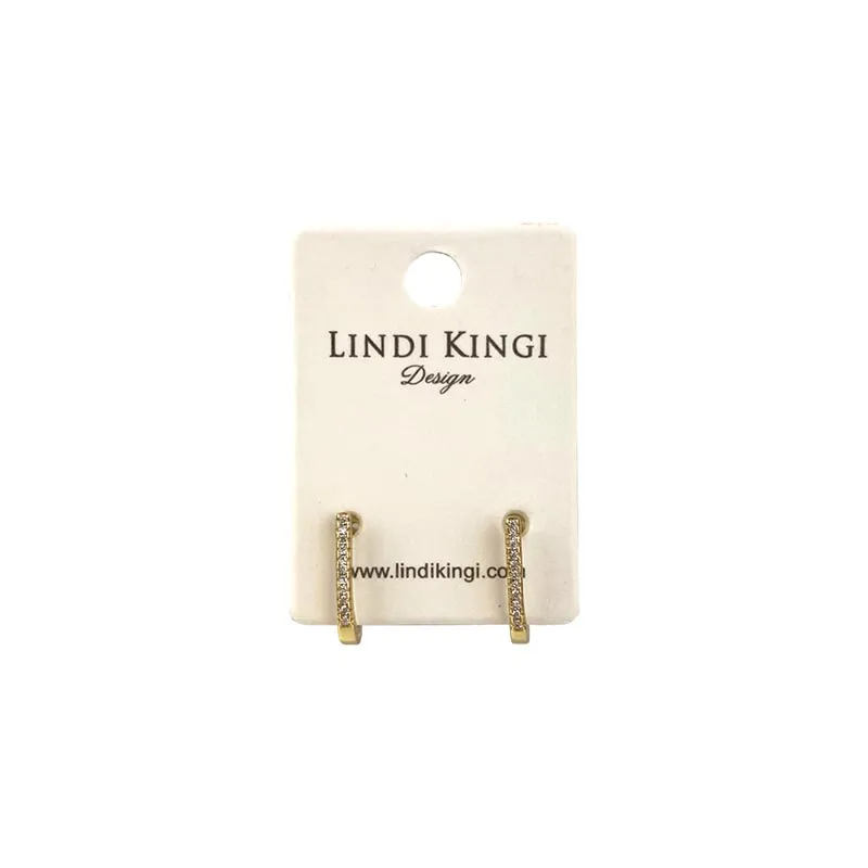 Amira Gold Sleeper Earrings