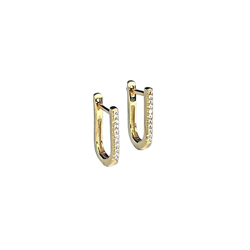 Amira Gold Sleeper Earrings