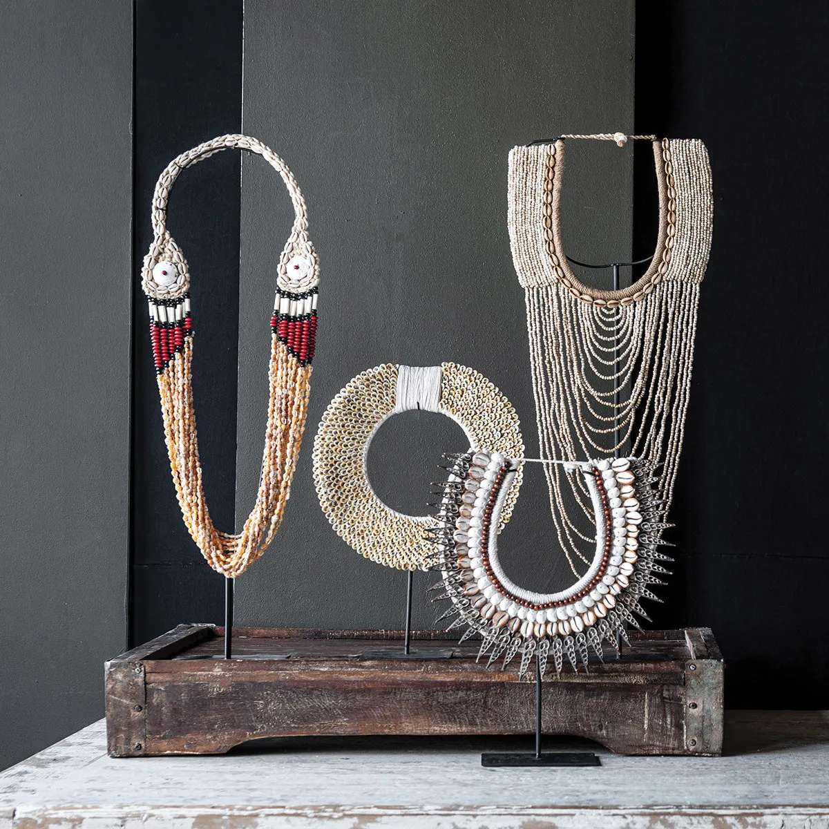 Angu Necklace on Stand