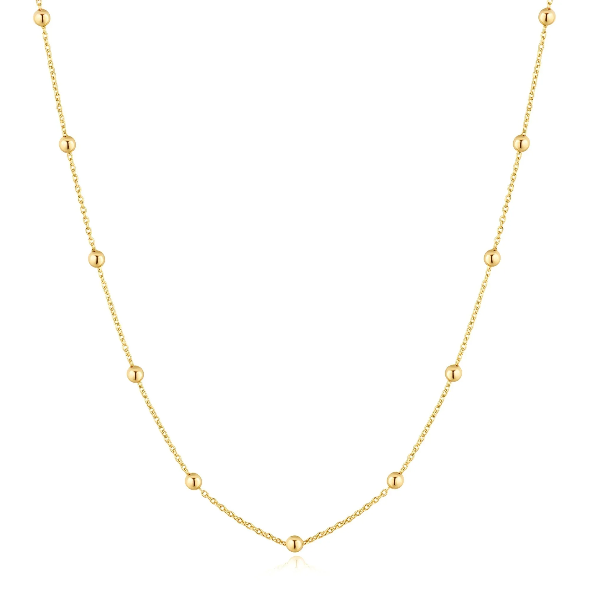 Ania Haie Gold Beaded Chain Necklace N060-02G
