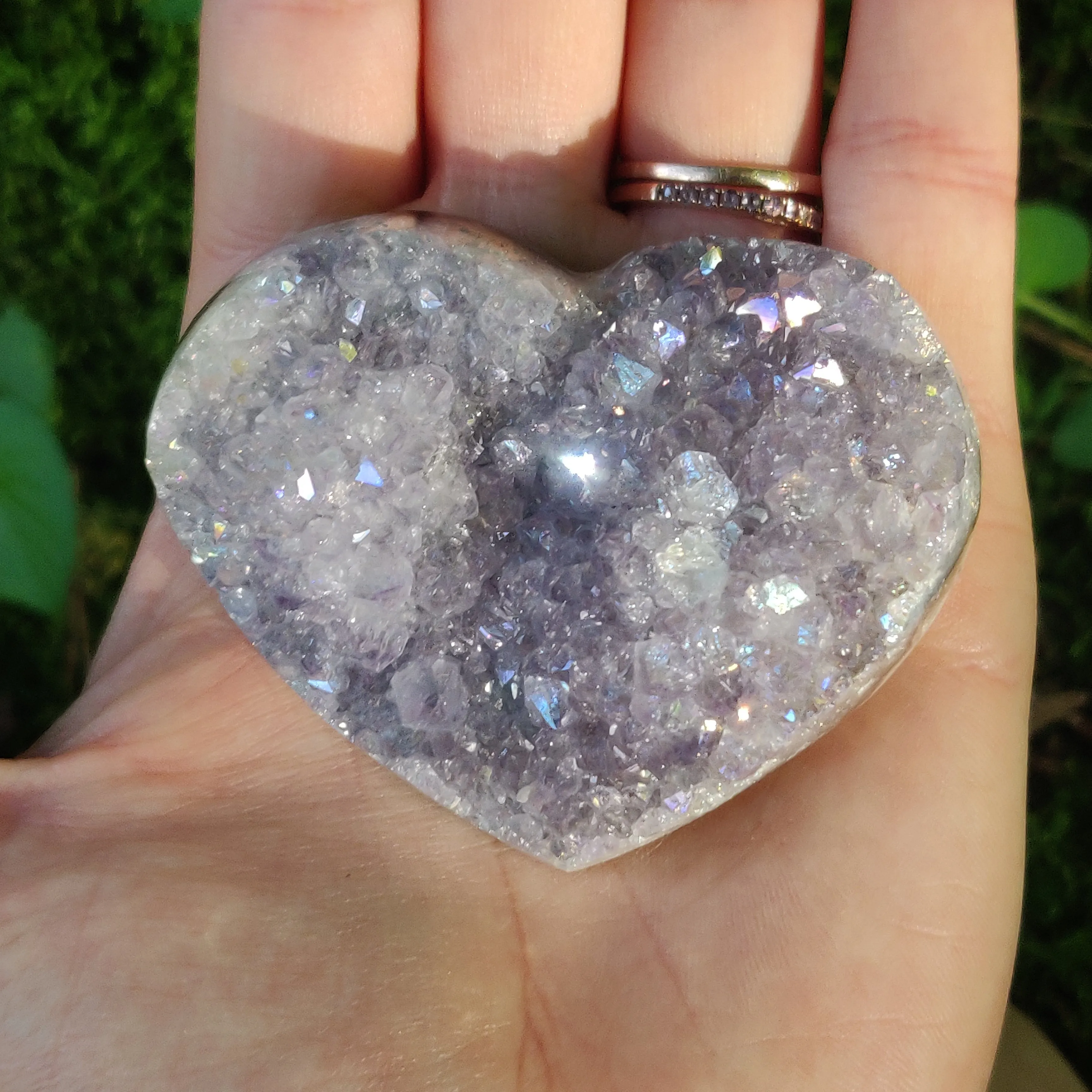Aura Amethyst Heart (#23)