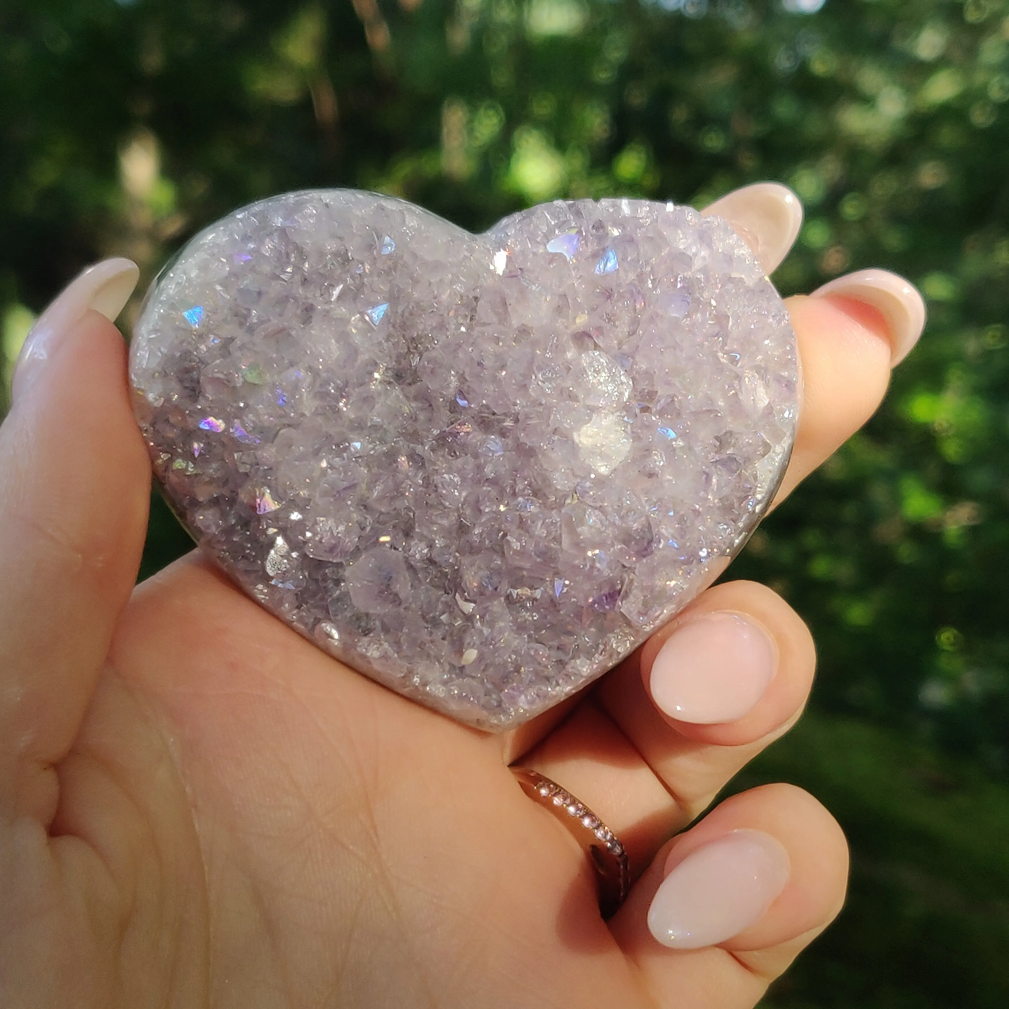 Aura Amethyst Heart (#23)