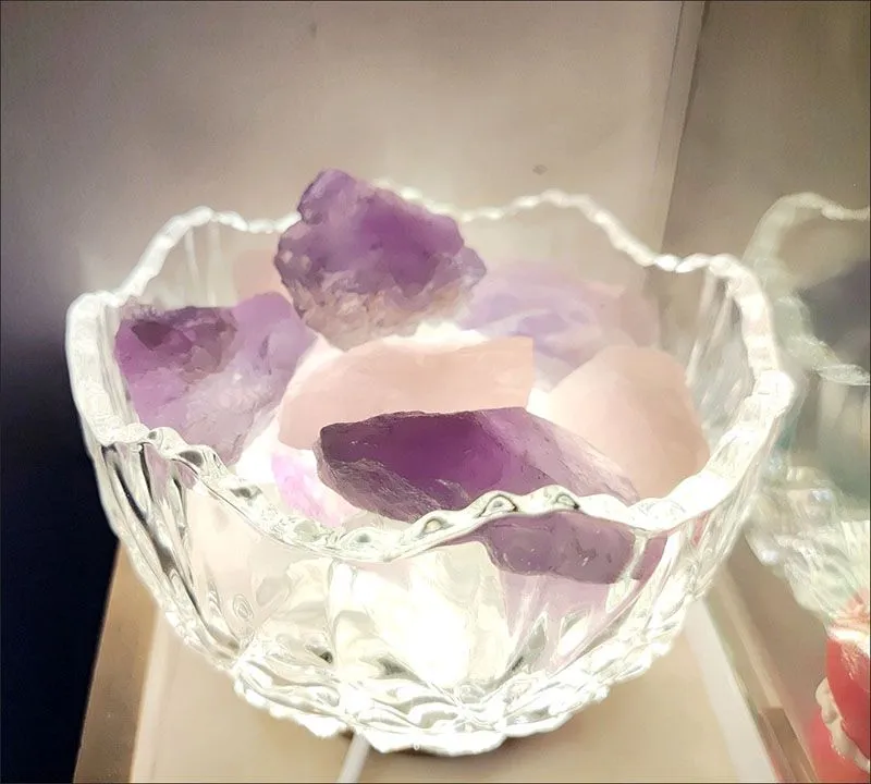 Aura Natural Raw Clear Quartz Crystal Point
