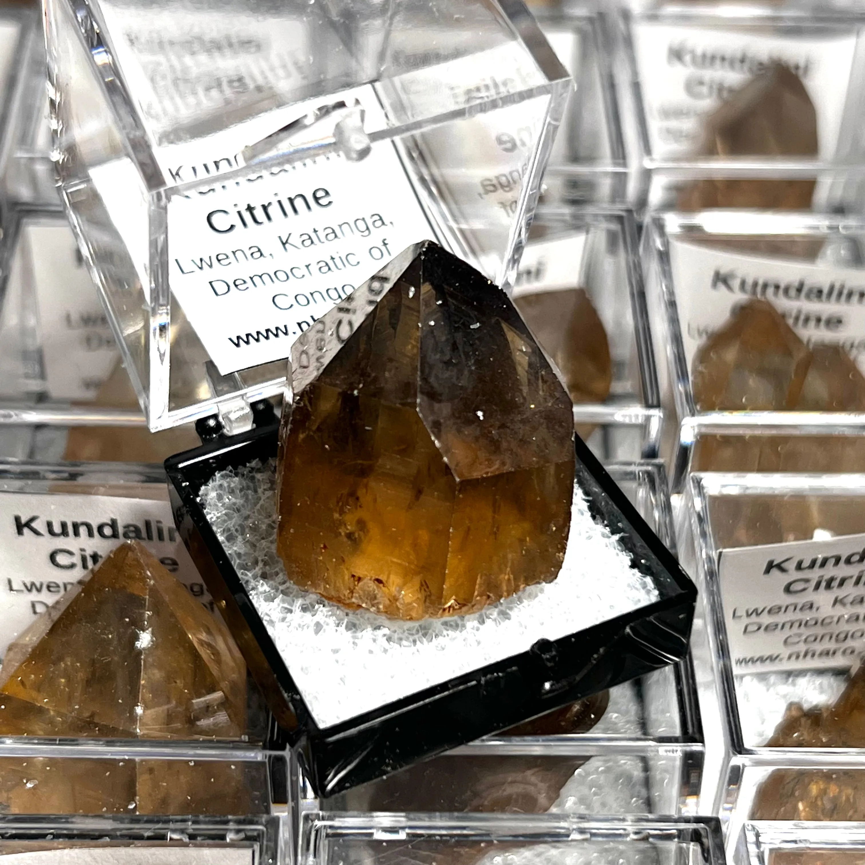 Baby Kundalini Quartz Citrine, Democratic Republic of Congo, Lwena, Congo Citrine