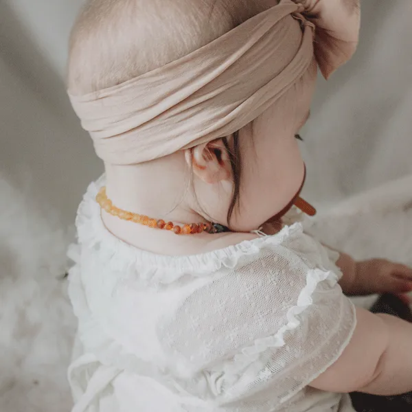 baltic amber necklace, lemon 11" 2-11m