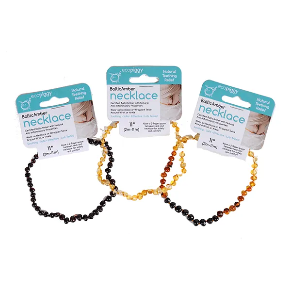 Baltic Amber Teething Necklace - Cherry