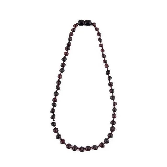 Baltic Amber Teething Necklace - Cherry