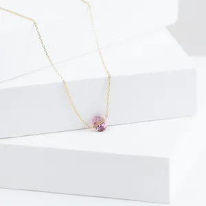 Band one-of-a-kind oval maraya garnet necklace