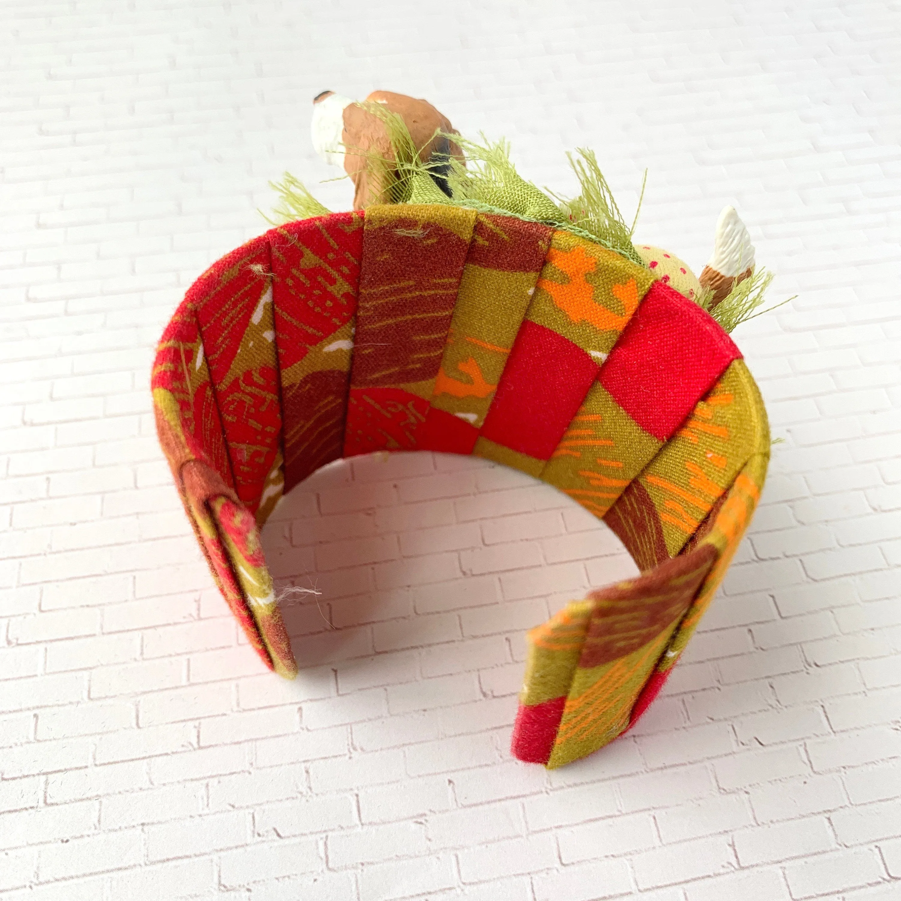 Beagle Collage Cuff Bracelet