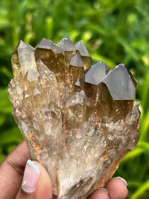 Beautiful Golden Kundalini Quartz Citrine, Democratic Republic of Congo, Lwena, Congo Citrine