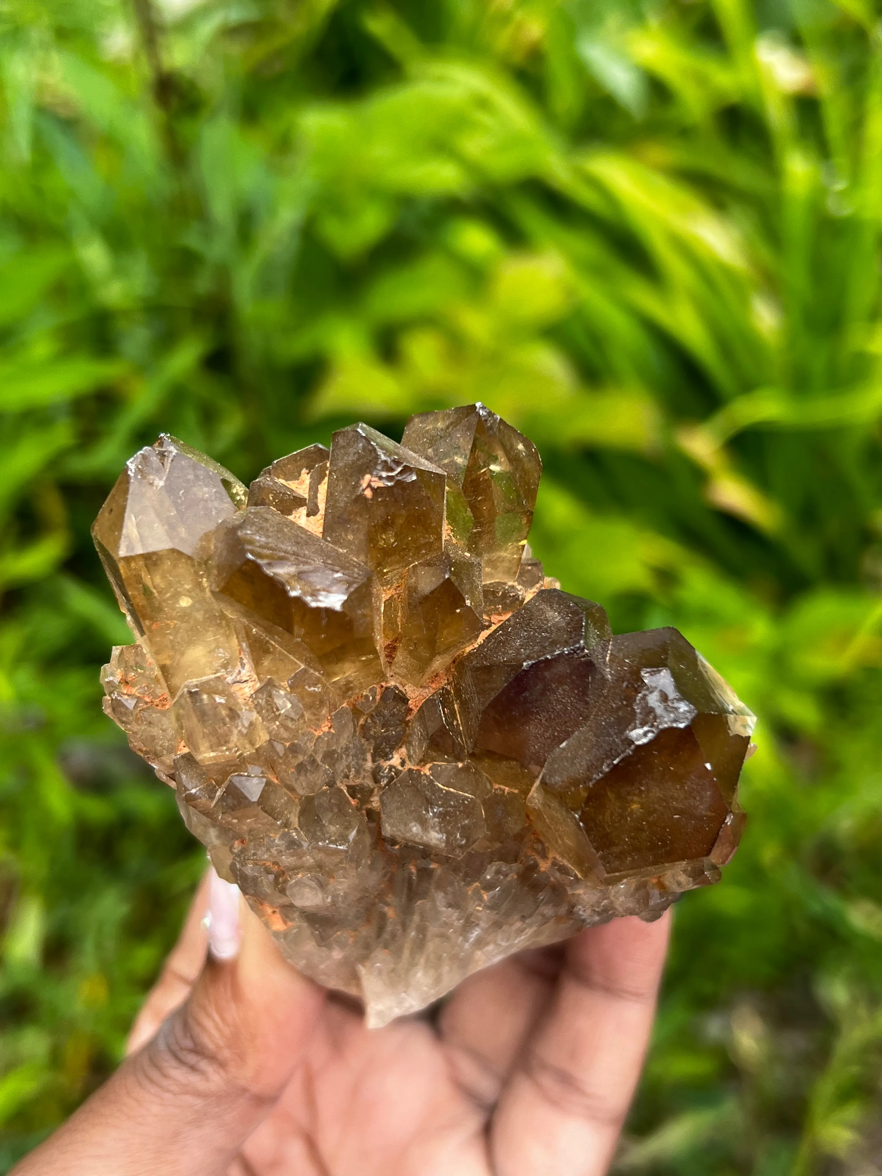Beautiful Golden Kundalini Quartz Citrine, Democratic Republic of Congo, Lwena, Congo Citrine