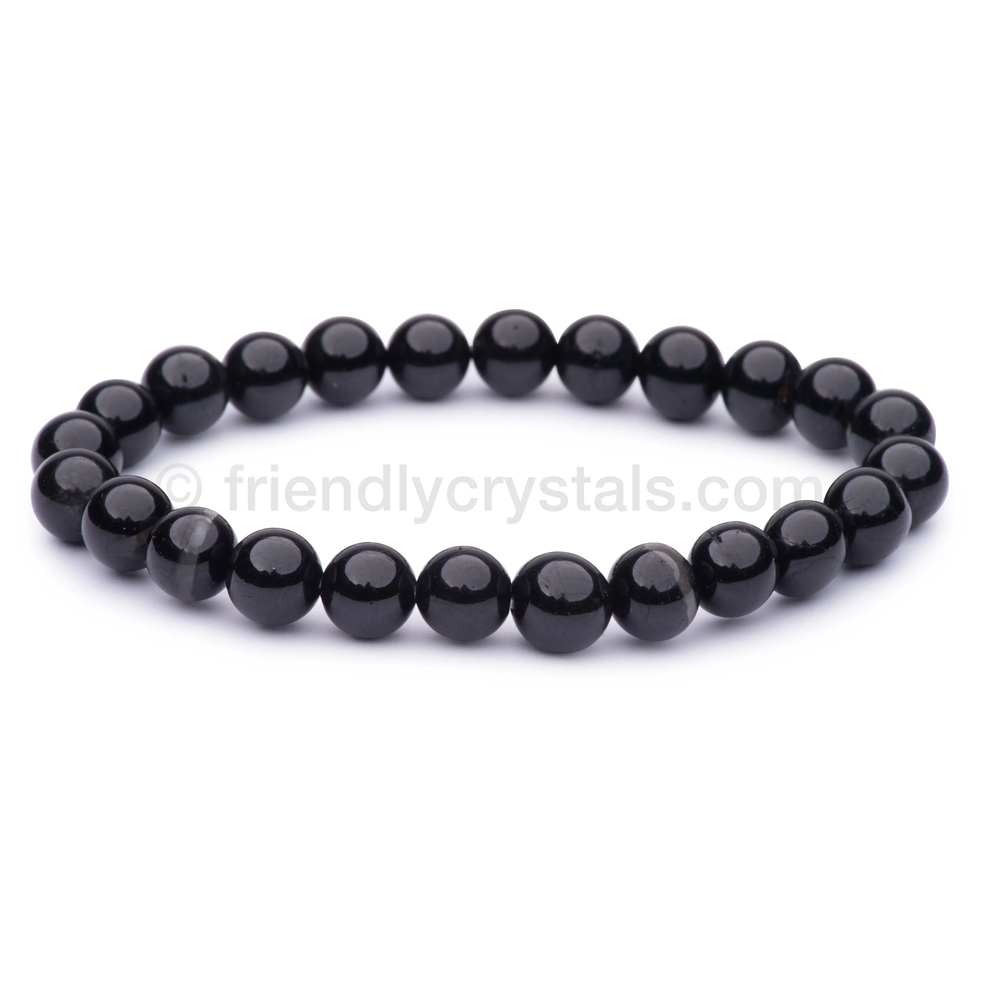 Black Tourmaline & Onyx Power Bracelet (12 mm)