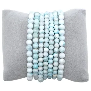 Bracelet Larimar de République dominicaine AA 