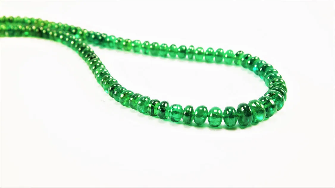 Fine Natural Tsavorite Nacklace of The Finest Quality
