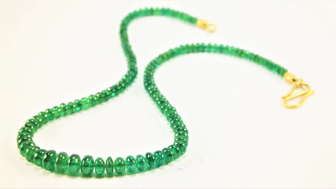Fine Natural Tsavorite Nacklace of The Finest Quality