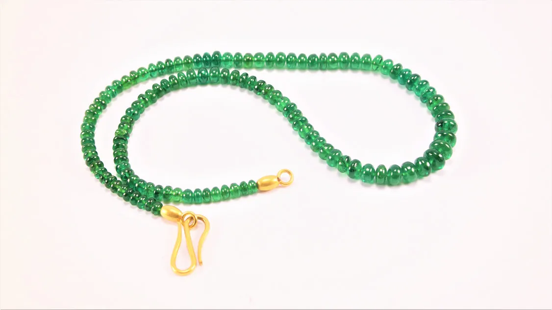 Fine Natural Tsavorite Nacklace of The Finest Quality