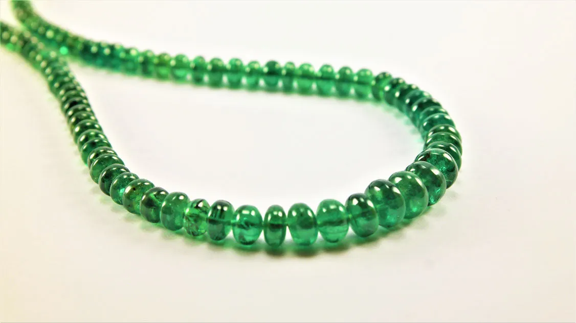 Fine Natural Tsavorite Nacklace of The Finest Quality
