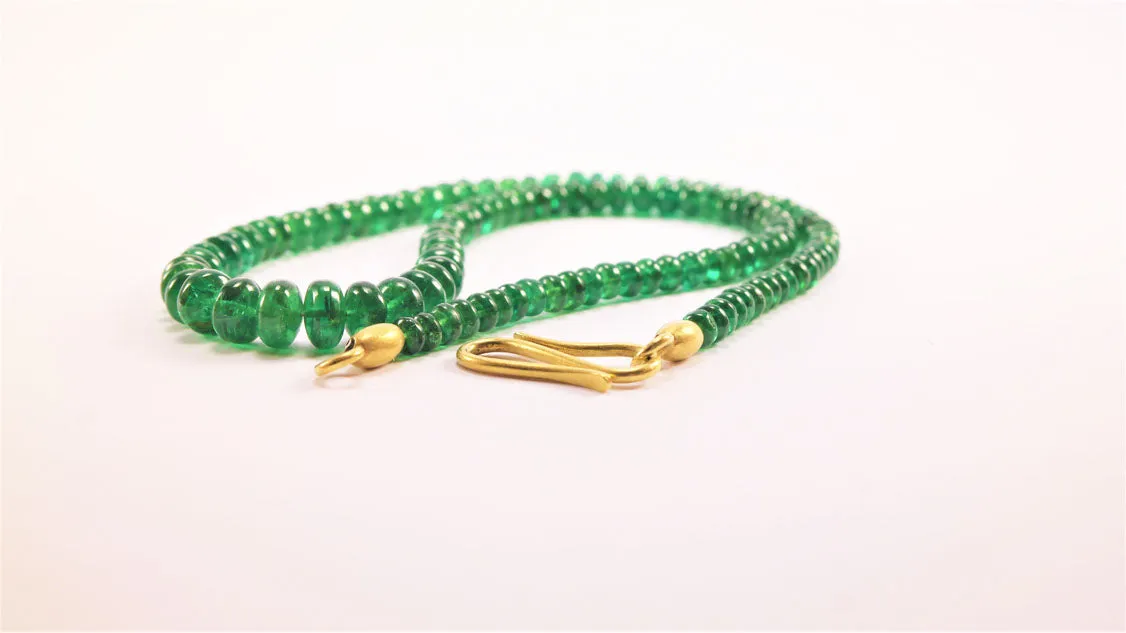 Fine Natural Tsavorite Nacklace of The Finest Quality