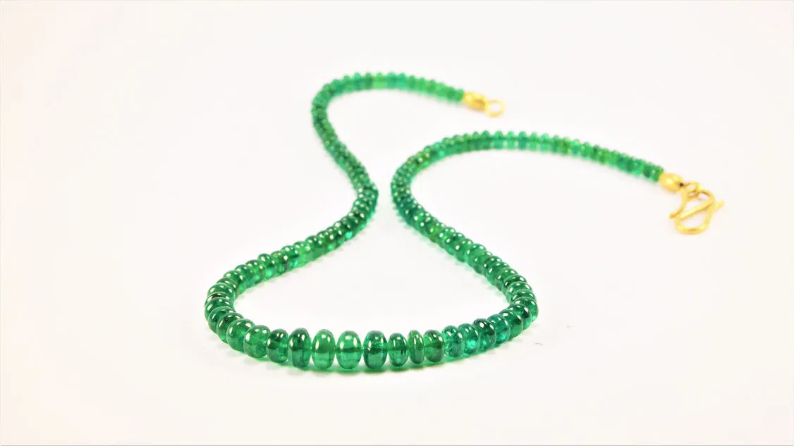Fine Natural Tsavorite Nacklace of The Finest Quality