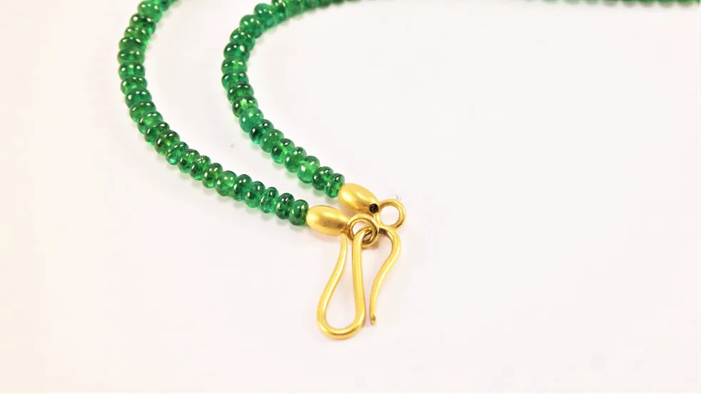 Fine Natural Tsavorite Nacklace of The Finest Quality