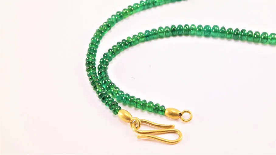 Fine Natural Tsavorite Nacklace of The Finest Quality