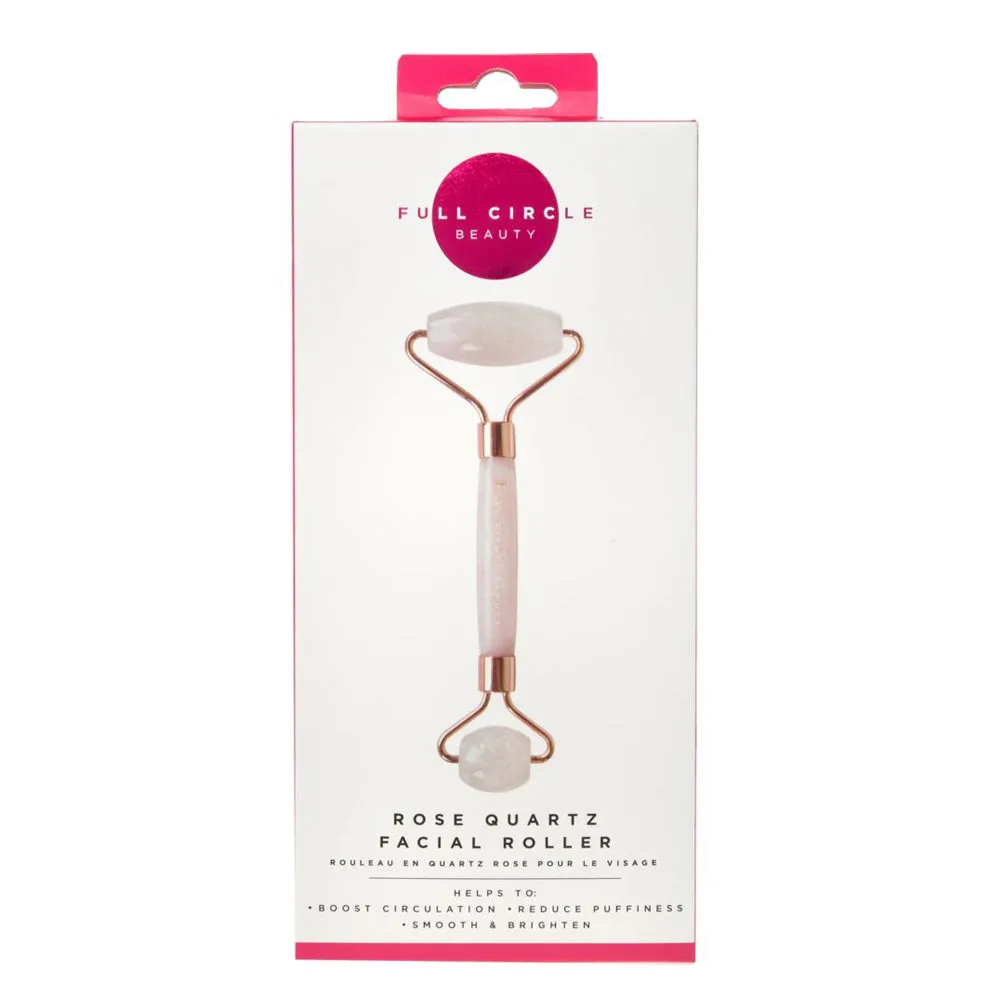 Full Circle Beauty Rose Quartz Facial Roller