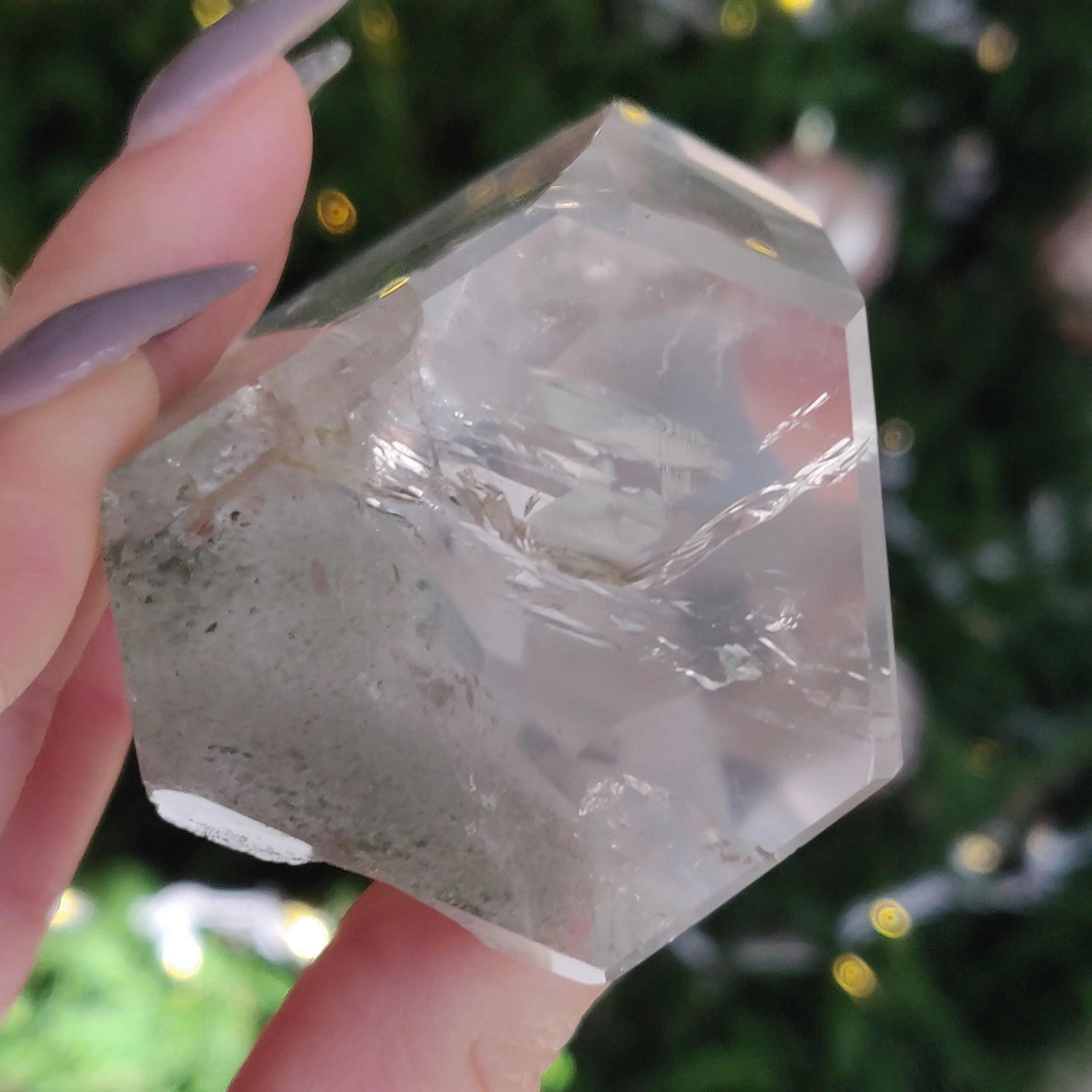 Garden Quartz Point, Lodolite Point (#5)