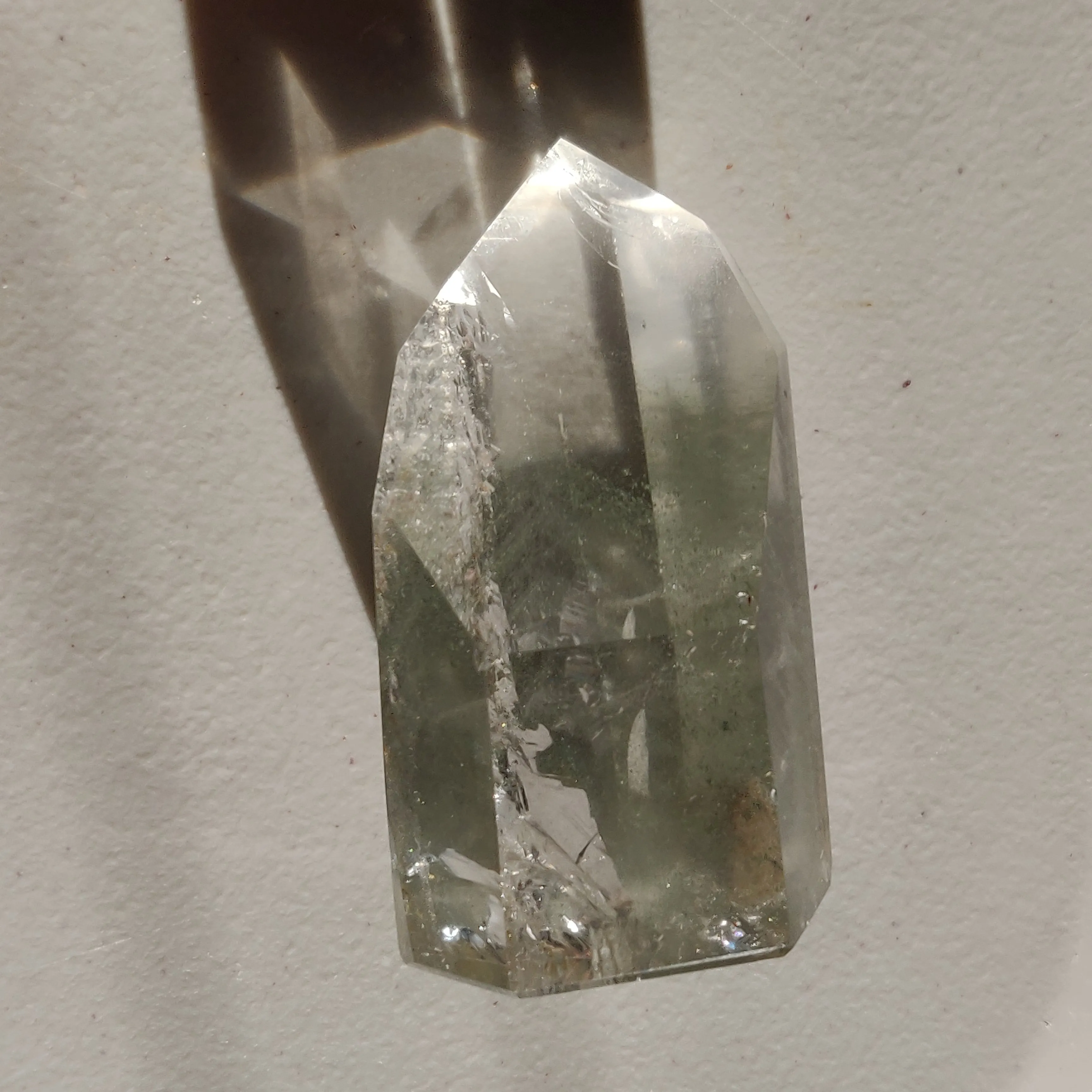 Garden Quartz Point, Lodolite Point (#5)