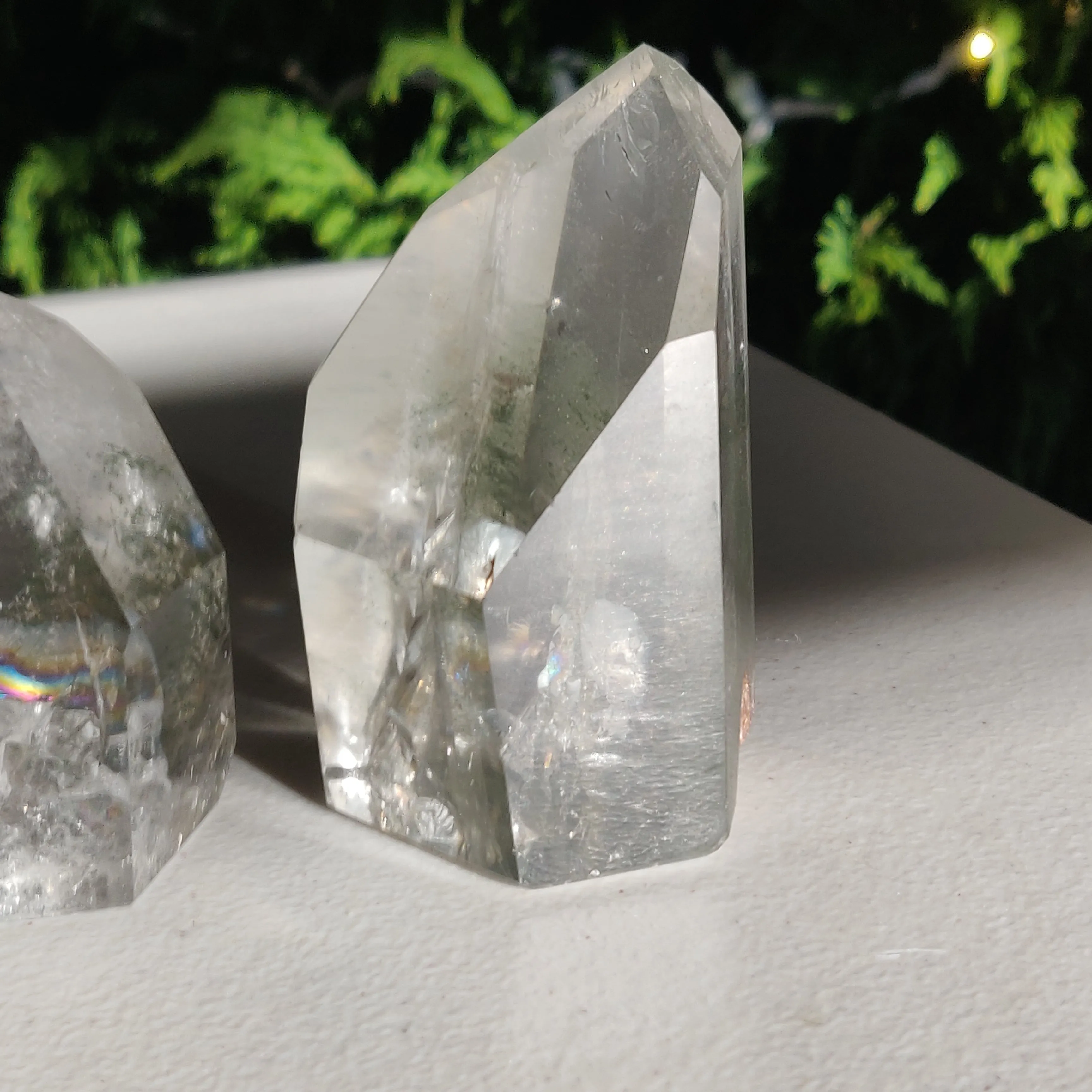 Garden Quartz Point, Lodolite Point (#5)