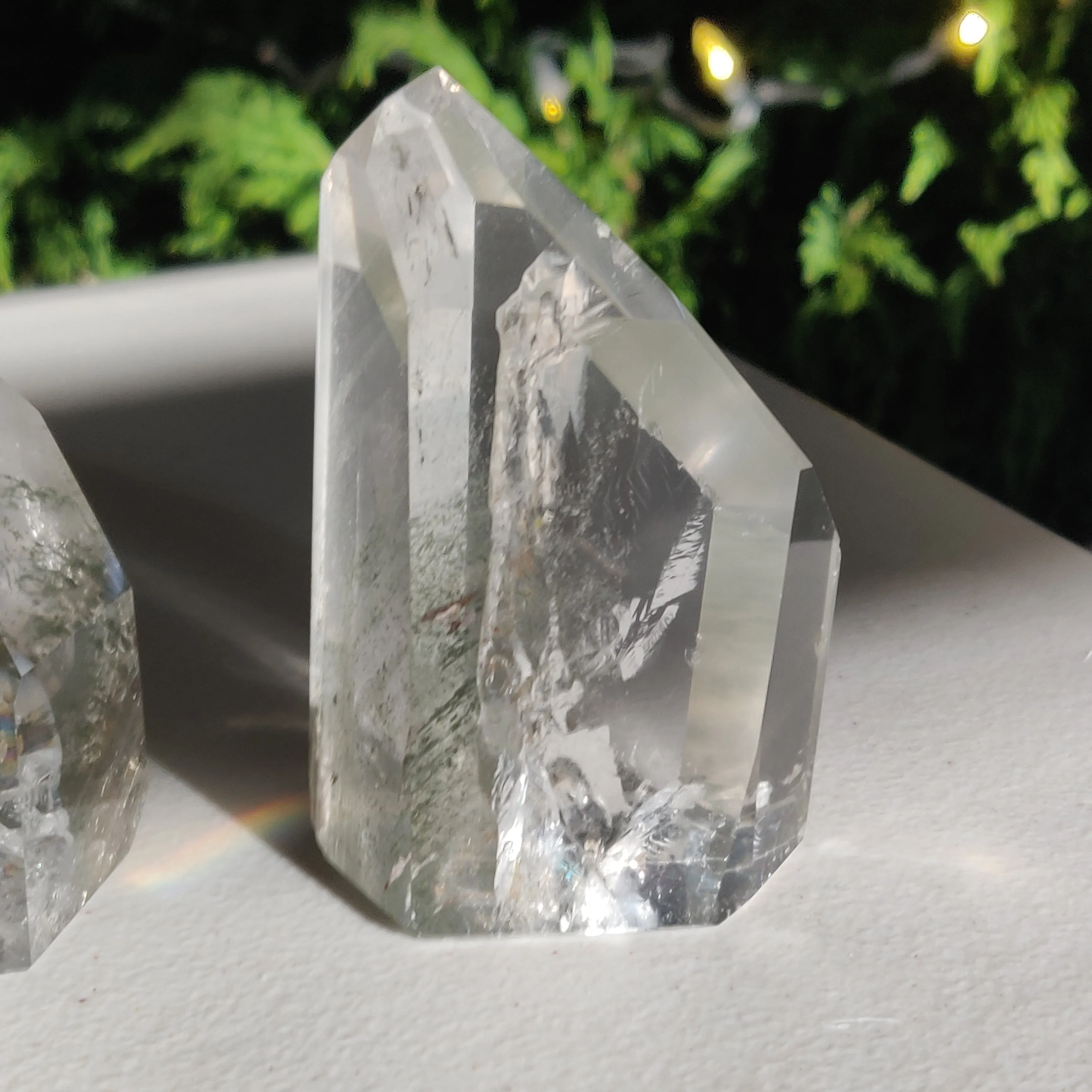 Garden Quartz Point, Lodolite Point (#5)