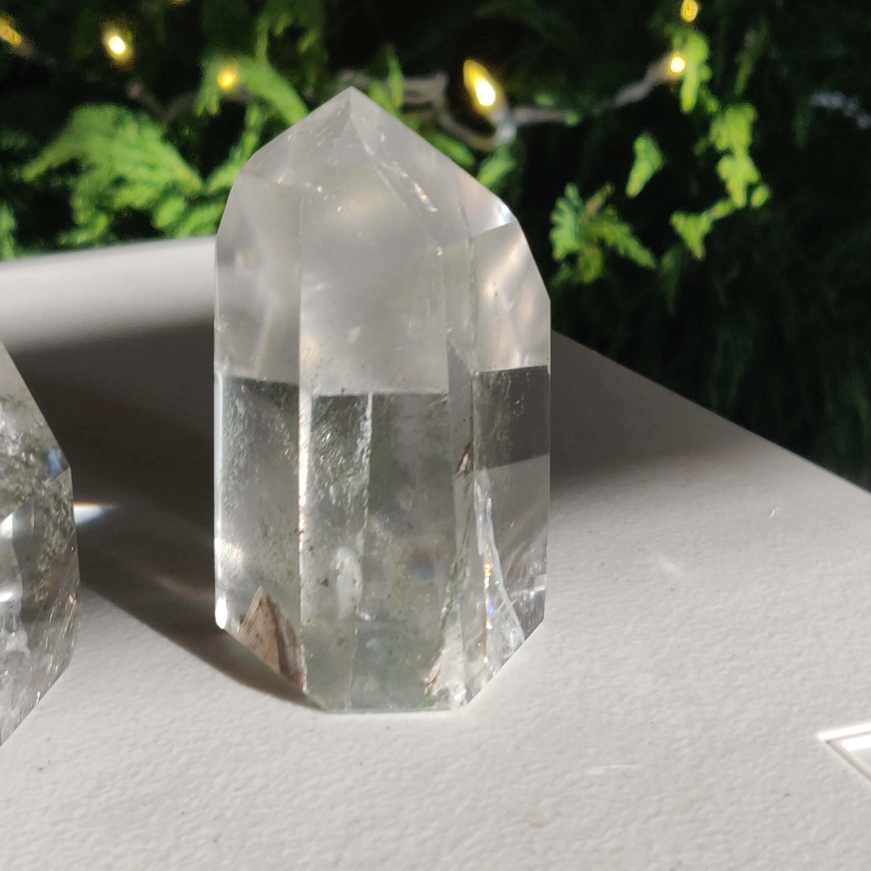 Garden Quartz Point, Lodolite Point (#5)