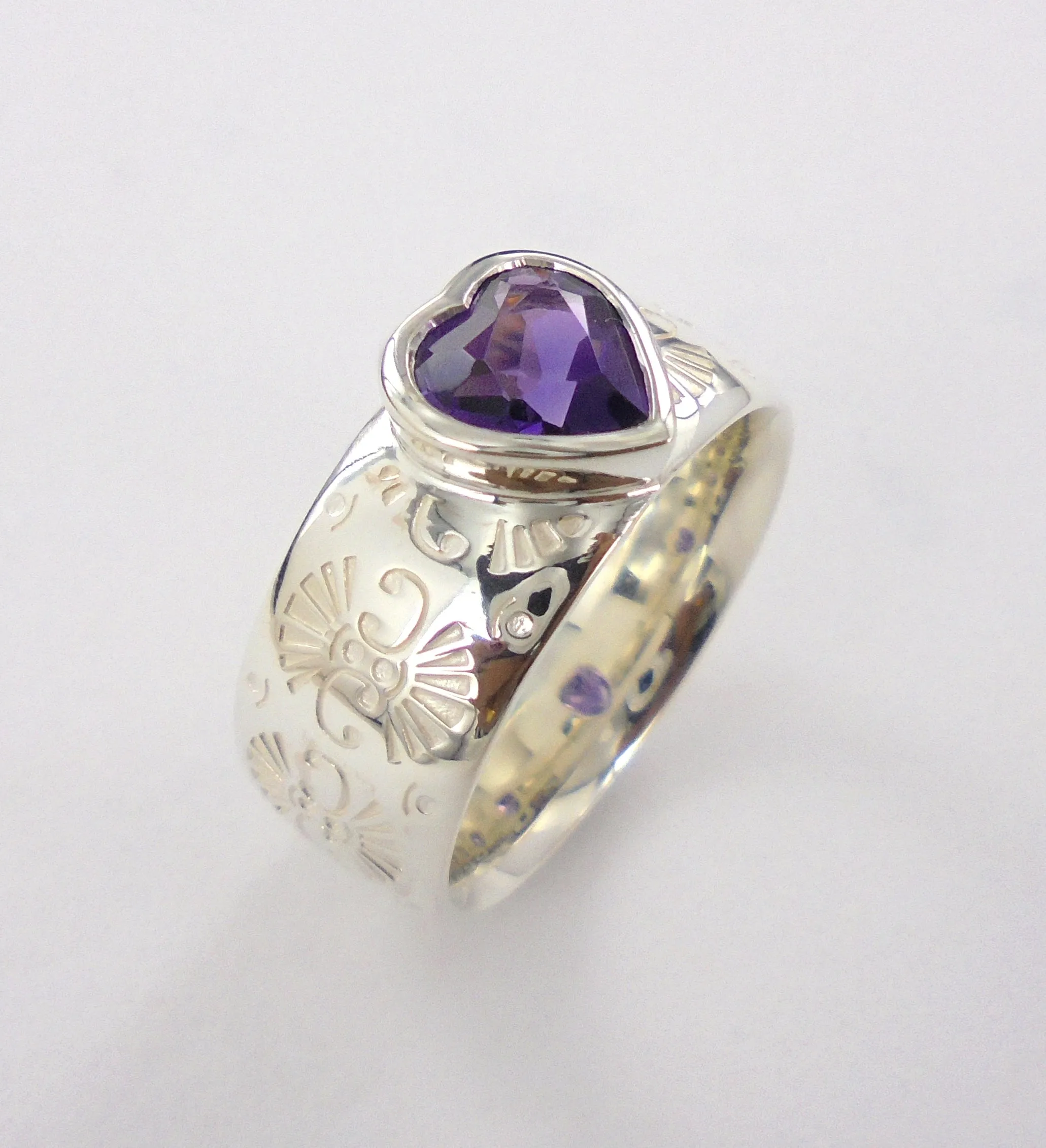 Gemstone Pattern Ring Ai162