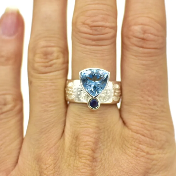Gemstone Pattern Ring Ai162