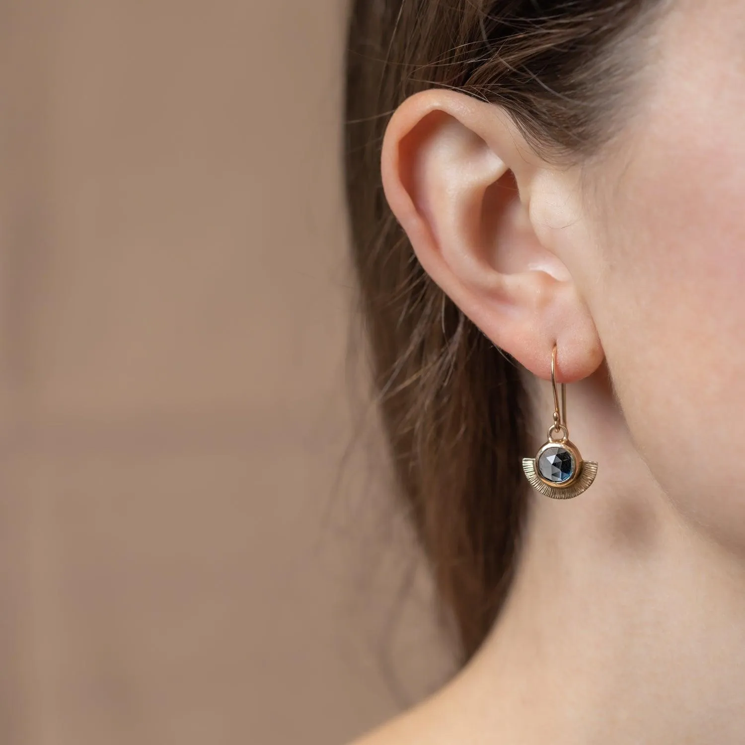 Hathor earrings 14k gold