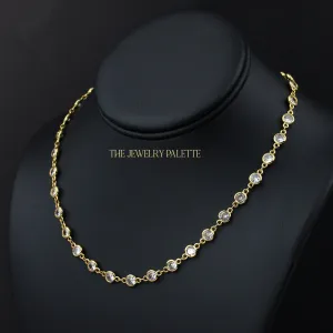 Kiara single chain choker necklace