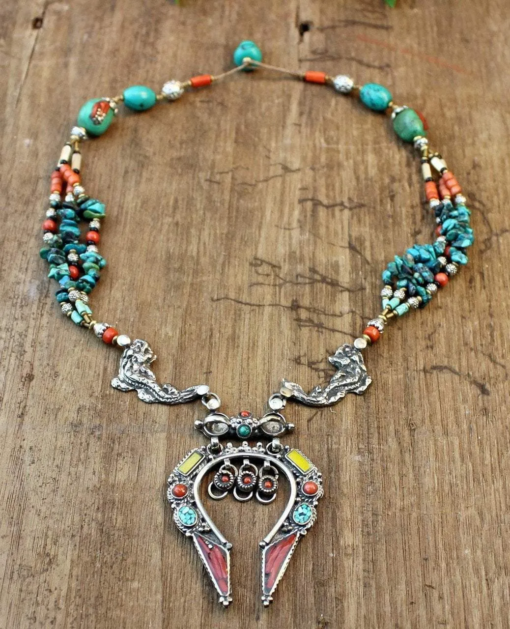 Makara Tibetan Necklace