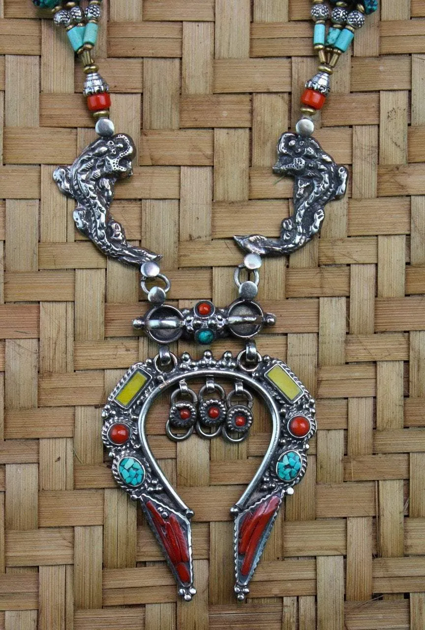 Makara Tibetan Necklace