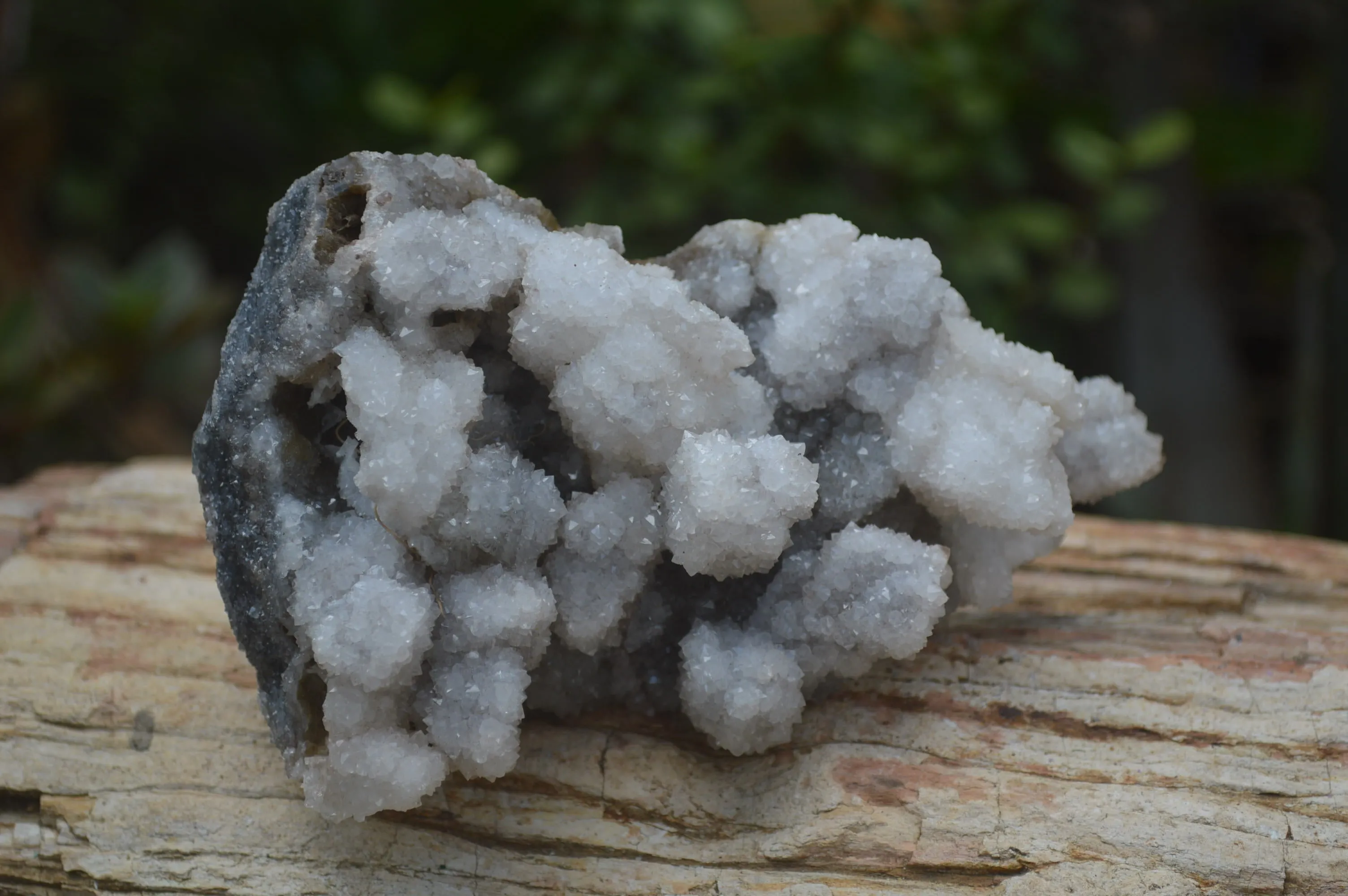 Natural Drusy Mountain Quartz Specimens x 4 From Alberts Mountain, Lesotho