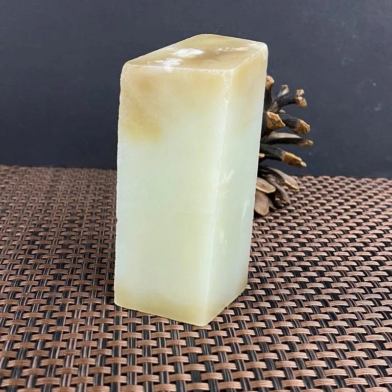 Natural Hetian Jade Rough Nephrite Raw (193g,7.5X3.5X3.2cm)