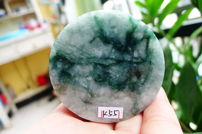 Natural Jade Rough Jadeite Raw (139g,5.5X1.78cm)