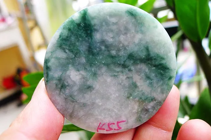 Natural Jade Rough Jadeite Raw (139g,5.5X1.78cm)